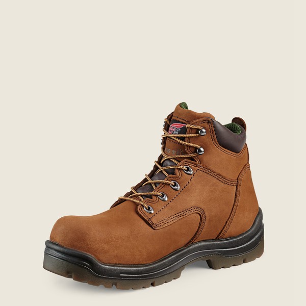 Red Wing Work Boots King Toe® - 6-inch Insulated Waterproof Soft Toe - Brown - Mens SRD650489